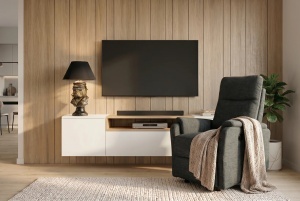 SCAUN CINEMA, HOLLYWOOD, REGLABIL ELECTRIC, REALIZAT DIN MATERIAL TEXTIL DE CULOARE VERDE, INVICTA INTERIOR - Img 6