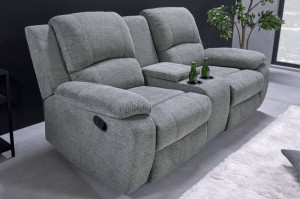 SCAUN CINEMATOGRAF, HOLLYWOOD, 2 LOCURI, DIN TEXTIL, COD 40993