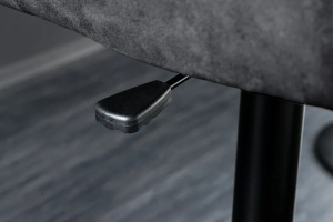 SCAUN DE BAR, BIG GEORGE, PIELE, MICROFIBRA SI METAL, CULOARE ANTRACIT, ARTIM GROUP SELECTION - Img 7