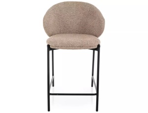 SCAUN DE BAR KIOTO H-2, CULOARE BEJ 253/NEGRU, TAPITERIE DIN TEXTIL SI METAL, STIL MODERN - Img 2