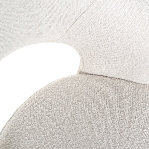SCAUN DE BAR SAVOY WHITE BOUCLE S4561, CONFECTIONAT DIN SPUMA, LEMN SI 100% POLIESTER, RICHMOND INTERIORS - Img 3