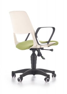 SCAUN DE BIROU PENTRU COPII ALB/VERDE/NEGRU JUMBO STIL MODERN HALMAR - Img 4