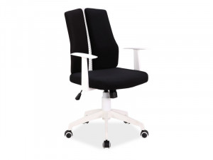 SCAUN DE BIROU Q-226 NEGRU/ALB STIL MODERN SIGNAL