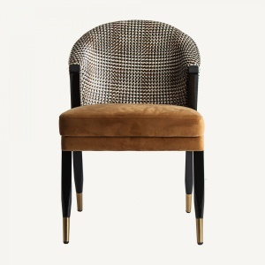 SCAUN DEOSEBIT, BRILLON, REALIZAT DIN LEMN DE CAUCIUC SI TEXTIL CATIFEA, ARTIM GROUP SELECTION - Img 2