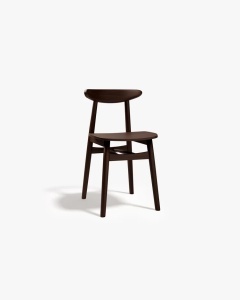 SCAUN DINING/BIROU ELIE, WENGE, CONFECTIONAT DIN LEMN MASIV DE FAG, MICADONI