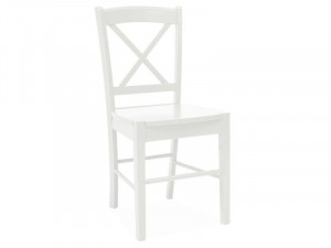 SCAUN DINING CD-56, ALB, DIN LEMN, STIL CLASIC - Img 1