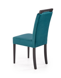 SCAUN DINING CLARION 2, VERDE MONOLITH 37/NEGRU, CU TAPITERIE DIN STOFA FINA SI PICIOARE DIN LEMN MASIV, STIL CLASIC - Img 4