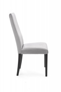 SCAUN DINING DIEGO 2, GRI MONOLITH 85/NEGRU, CU TAPITERIE DIN CATIFEA SI PICIOARE DIN LEMN MASIV, STIL CLASIC - Img 5