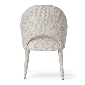 SCAUN DINING GODA SUPREME SOCK, CONFECTIONAT DIN LEMN, SPUMA, ARCURI SI METAL, BEJ, STIL MODERN - Img 4