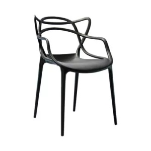 SCAUN DINING/GRADINA, NEGRU, DIN POLIPROPILENA, ARTIM GROUP SELECTION