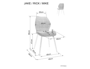 SCAUN DINING JAKE, VERDE BLUVEL 78/NEGRU MAT, TAPITERIE DIN CATIFEA SI PICIOARE DIN METAL, STIL MODERN - Img 4