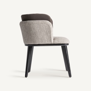 SCAUN DINING LABEGE, DIN LEMN, MDF SI TEXTIL, DESIGN CONTEMPORAN, VICAL HOME - Img 3