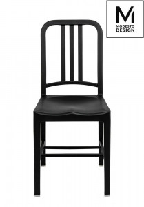 SCAUN DINING, NEGRU, DIN POLIPROPILENA, VEGA, STIL MODERN - Img 2
