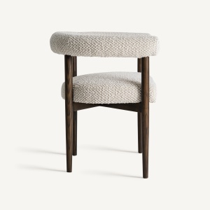 SCAUN DINING NEUFFEN, DIN LEMN DE FRASIN SI TEXTIL GRI, DESIGN CONTEMPORAN, VICAL HOME - Img 3