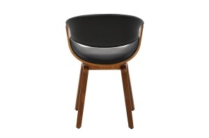 SCAUN DINING, ORGANIC, PIELE ECO SI FURNIR DE NUC, CULOARE NATUR/NEGRU, ARTIM GROUP SELECTION - Img 7