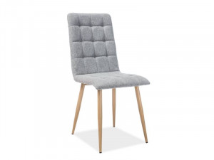 SCAUN DINING OTTO, GRI/STEJAR, STOFA/METAL, STIL MODERN, SIGNAL