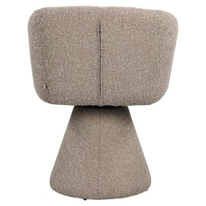 SCAUN DINING ROTATIV, MADELINE, REALIZAT DIN METAL SI TEXTIL, CULOARE CAFEA, DESIGN DEOSEBIT, RICHMOND INTERIORS - Img 5