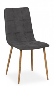 SCAUN DINING SIMS GRI INCHIS/STEJAR - DESIGN MODERN
