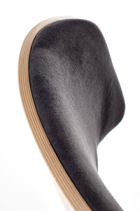 SCAUN DINING SMART-KR, STEJAR NATURAL/NEGRU, DIN MDF, CATIFEA SI PICIOARE DIN METAL , STIL MODERN - Img 8