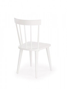 SCAUN DINING STIL BARKLEY, ALB, DIN LEMN MASIV, STIL CLASIC - Img 2