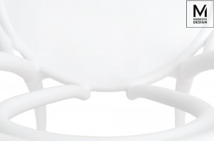 SCAUN DINING/TERASA TONI, ALB, DIN POLIPROPILENA, STIL MODERN - Img 4