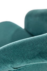 SCAUN DINING TOLEDO 2, VERDE MONOLITH 37/STEJAR, CU TAPITERIE DIN CATIFEA SI PICIOARE DIN LEMN MASIV, STIL CLASIC - Img 7