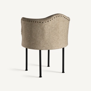 SCAUN ELEGANT CROVIE, DIN METAL SI TEXTIL - IN , DESIGN CONTEMPORAN, VICAL HOME - Img 4