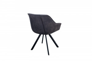 SCAUN GRI ANTIC PENTRU BIROURI/SALI DE CONFERINTA DUTCH COMFORT, DESIGN MODERN ERGONOMIC - Img 4