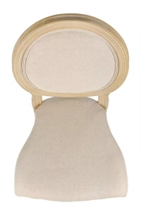 SCAUN PENTRU SALA EVENIMENTE/CONFERINTA, LOUISE, NATUR, DESIGN CLASIC - Img 4