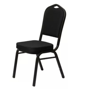 SCAUN PENTRU SALA EVENIMENTE/CONFERINTA, NEGRU/NEGRU, DIN OTEL SI SPUMA POLIURETANICA, ARTIM GROUP SELECTION