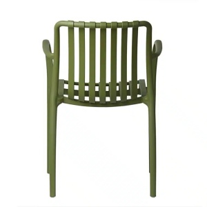 SCAUN PENTRU TERASA/GRADINA, AURA, DIN MATERIAL POLIPROPILENA, VERDE, STIVUIBIL - Img 7