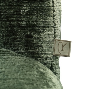SCAUN ROTATIV CASSI, DIN METAL SI TEXTIL CHENILLE, DE CULOARE NEGRU/VERDE, RICHMOND INTERIORS - Img 4