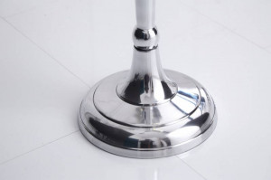SET 2 BUCATI SFESNICE DE PODEA 5 BRATE, 120CM, ARGINTIU STIL CLASIC - Img 7