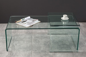 SET 2 MASUTE DE CAFEA, GHOST, STICLA, DESIGN MODERN - Img 2