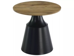 SET 2 MASUTE DE CAFEA ITAKA, 50/70 CM, EFECT DE MARMURA STEJAR ARTISAN/ NEGRU, BLAT DIN CERAMICA SI CADRU DIN METAL, STIL MODERN - Img 4