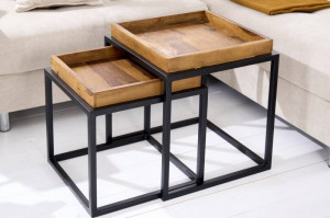 SET 2 MASUTE DE CAFEA, SHEESHAM, COD 42539, DESIGN MODERN - Img 2
