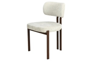 SET 2 SCAUNE DINING BELLANO, REALIZAT DIN MATERIAL TEXTIL SI METAL, CULOARE BEJ/MARO, INVICTA INTERIOR