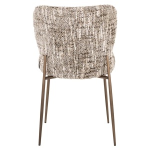 SET 2 SCAUNE DINING ODARBY, REALIZAT DIN METAL SI TEXTIL, CULOARE MARO, DESIGN DEOSEBIT, RICHMOND INTERIORS - Img 4