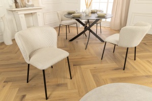 SET 2 SCAUNE, LYON, MATERIAL RAIAT, CULOARE BEJ, ARTIM GROUP SELECTION