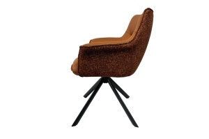 SET 2 SCAUNE ROTATIVE, LE GRAND, MARO/CONIAC, PIELE ECO SI MATERIAL TEXTIL, ARTIM GROUP SELECTION - Img 6
