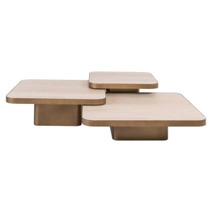 SET 3 MASUTE DE CAFEA CUMULUS, 214108, CONFECTIONATE DIN STICLA SECURIZATA, METAL SI CERAMICA, BEJ, STIL MODERN - Img 3
