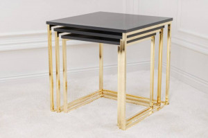 SET 3 MASUTE, ELEMENTS, COD 42476, DIN METAL SI FURNIR, STIL MODERN - Img 3