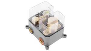 SET DE DUS INCASTRAT REA LUNGO + BOX CU TERMOSTAT, AURIU, DIN ALAMA, CALITATE SUPERIOARA - Img 5