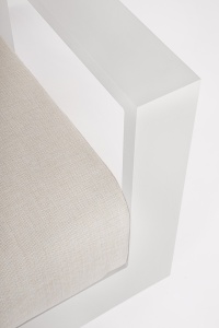 SET LOUNGE DE GRADINA/TERASA MOSES BEJ, CONFECTIONAT DIN TEXTIL SI ALUMINIU, STIL MODERN - Img 3