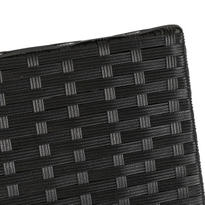 SET MOBILIER DE GRADINA/TERASA, MISSISSIPI, DIN METAL, TECHNORATAN, TEXTIL SI STICLA, CULOARE NEGRU/BEJ, ARTIM MEBLE - Img 8