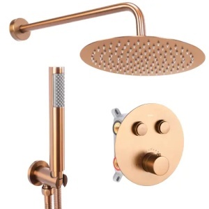 SET PENTRU DUS REA LUNGO CUPRU PERIAT + BOX, CU TERMOSTAT, CALITATE SUPERIOARA
