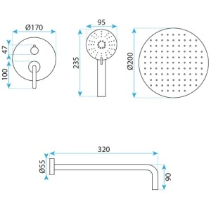 SET PENTRU DUS REA ONTARIO AURIU PERIAT + BOX, CALITATE SUPERIOARA - Img 6