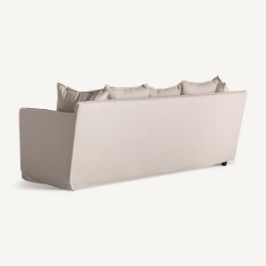 SOFA ELEGANTA BARDNEY 216CM, STRUCTURA DE LEMN SI TEXTIL, CULOARE BEJ, VICAL HOME - Img 4