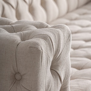 SOFA ELEGANTA GENHOF 246CM, DIN LEMN DE FRASIN SI TEXTIL, DESIGN CONTEMPORAN, VICAL HOME - Img 4