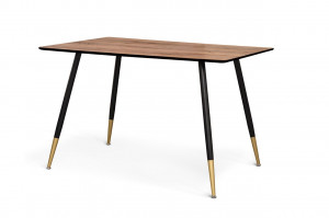 STOC!!! MASA DINING 120CM, VIKTOR I, DIN MDF SI METAL, DESIGN INDUSTRIAL
